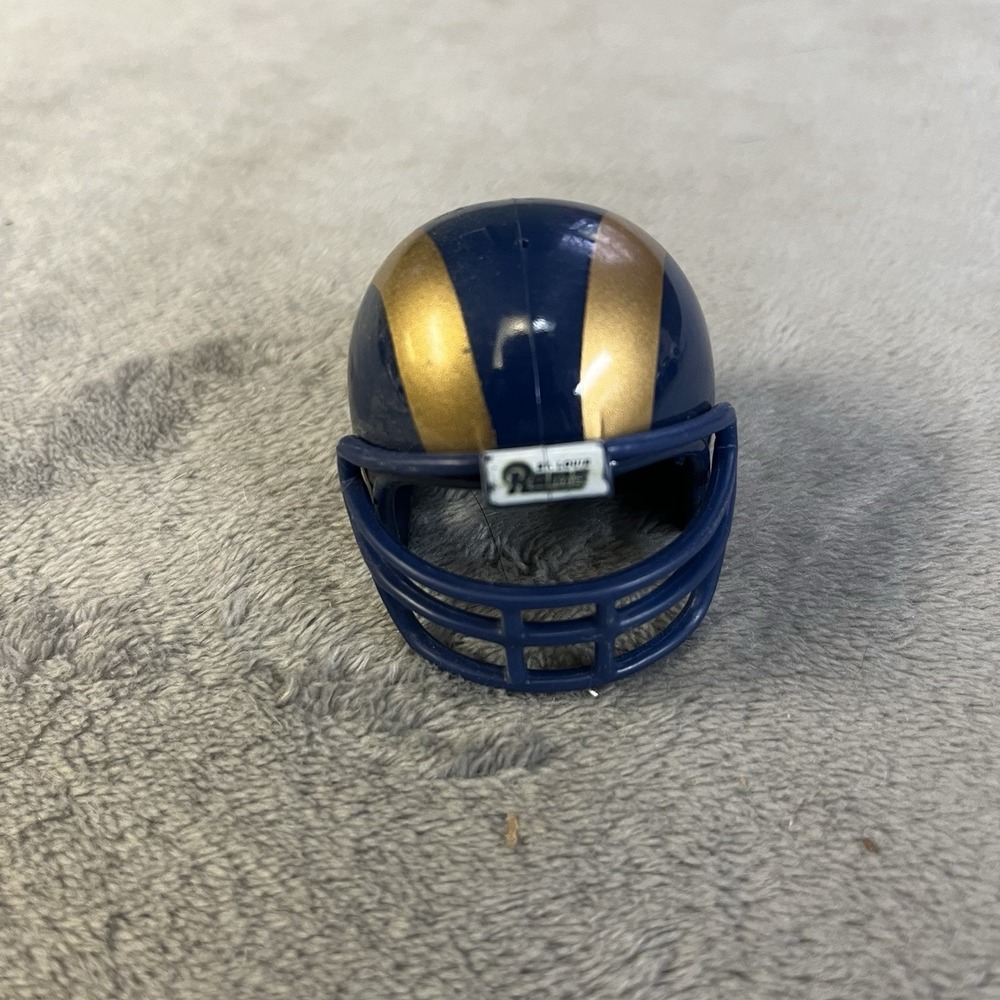 Los Angeles Rams St Louis MIGHTY RACERS MINI Football HELMET Cake Topper - Picture 2 of 4